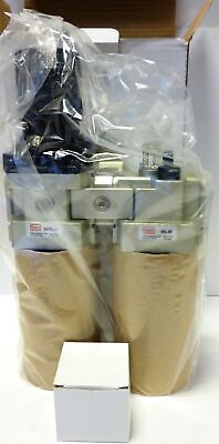 Clippard MMFRLS-4W MAXIMATIC Dual Element Air Filter with Pressure Gauge