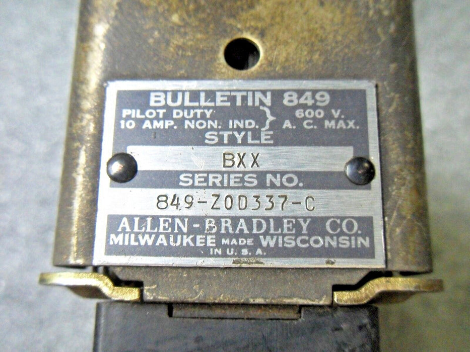 Allen-Bradley 849-ZOD337-C Pneumatic Timing Relay