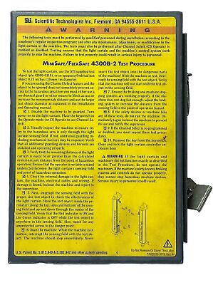 Omron STI ® 4300B-2 MiniSafe FlexSafe Light Curtain Controller
