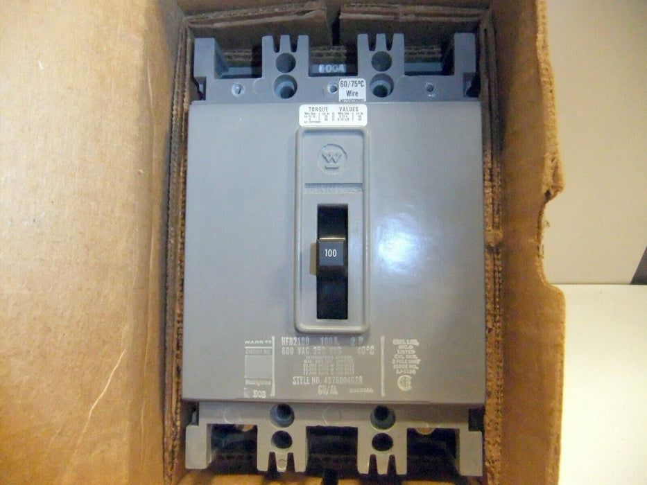 Westinghouse Circuit Breaker HFB2100