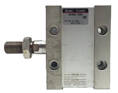 SMC MUB40-5DM 40mm Piston 5mm Stroke Compact Plate Cylinder