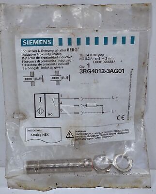 Siemens 3RG4012-3AG01 Inductive Proximity Sensor