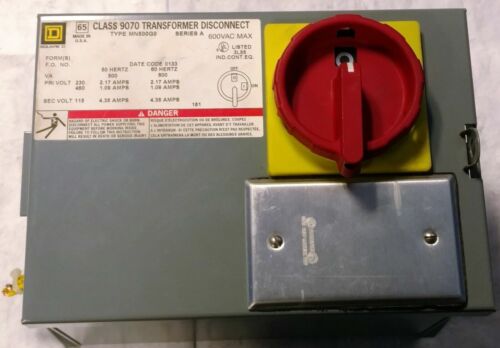 Square D 9070MN500G0D1 Transformer Disconnect