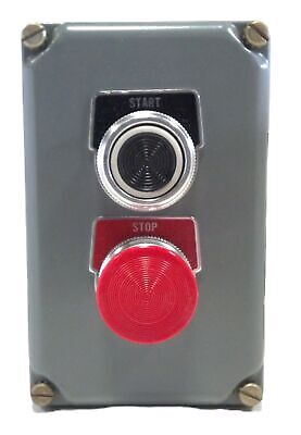Square D 9001-KY20 Ser A 2-Unit Start/Stop Push Button Control Station Enclosure