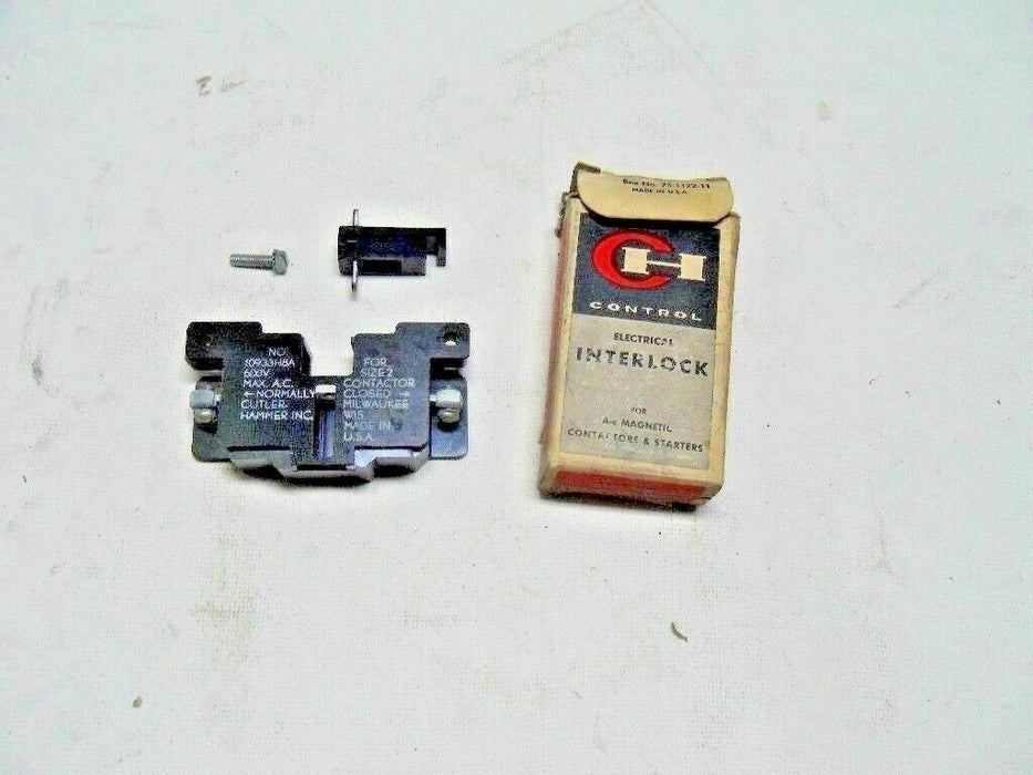 Cutler-Hammer 10933H8A Aux Contact