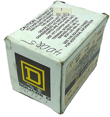 Square D 8910-DP-42-V02 600VAC 2 Pole Definite Purpose Contactor w/ 120VAC Coil