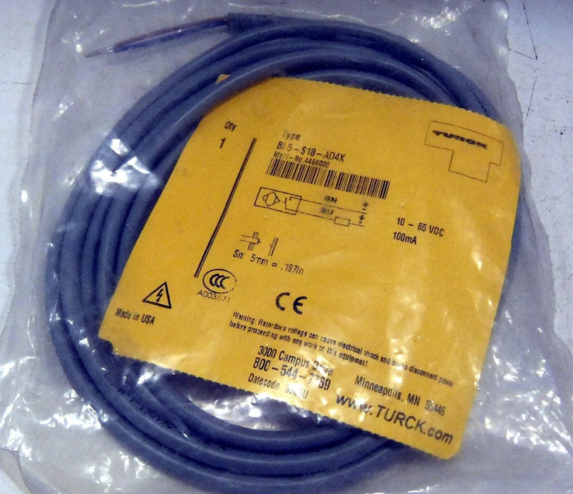 Turck Embeddable Sensor BI5-S18-AD4X