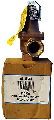 Watts M1 174A 1 in 100 psi Water Pressure Safety Relief Valve