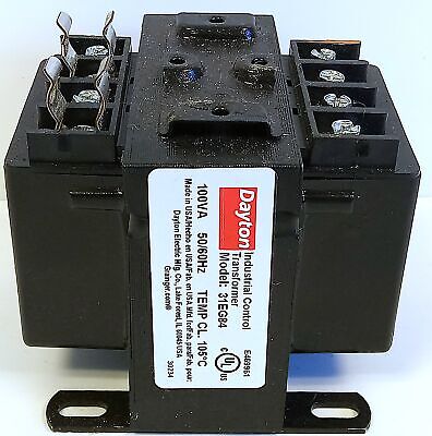 Dayton 31EG84 Industrial Control Transformer