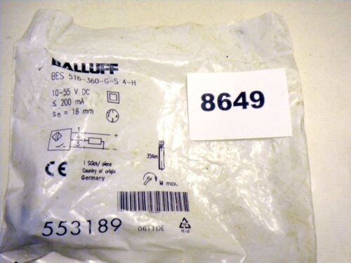 Balluff Proximity Switch BES 516-360-G-S 4-H