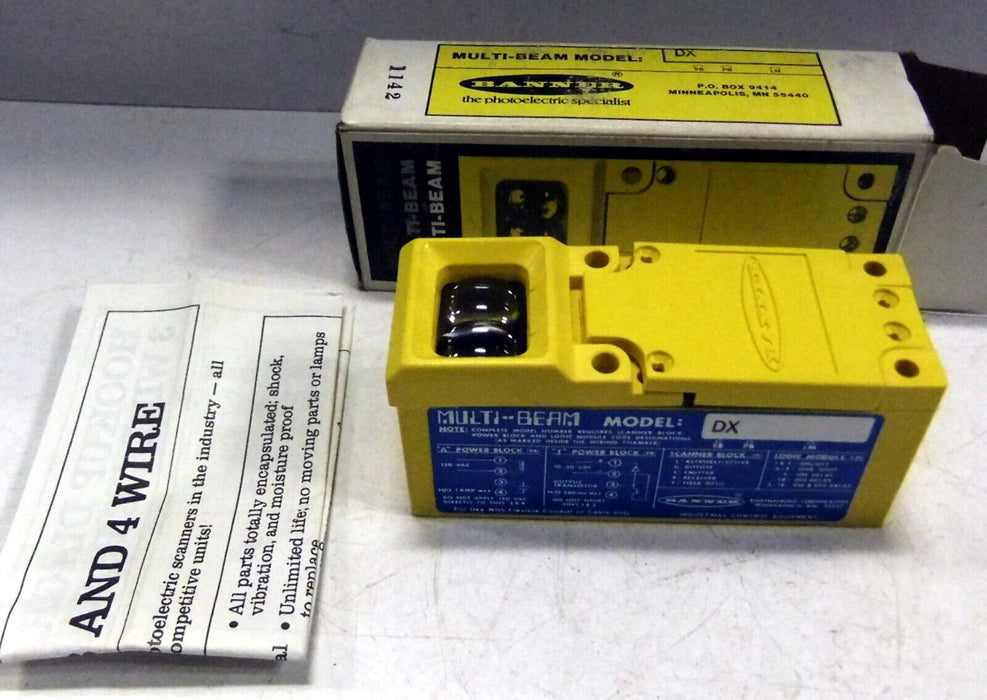 Banner Engineering Scanner Block Model DX