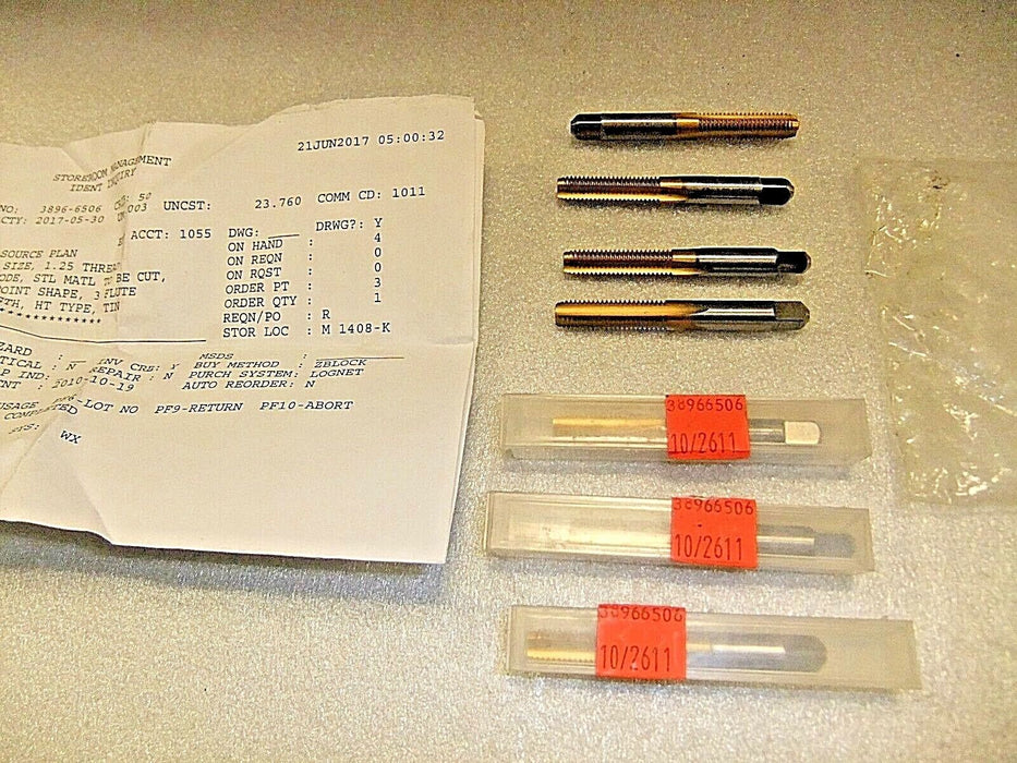7 Machine Taps 3 Flute 3896-6506