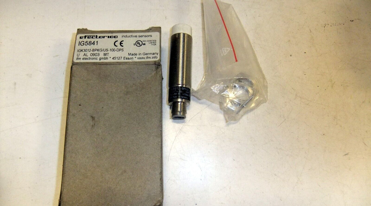 IFM Efector Inductive Sensor IG5841 IGK3012-BPKG/US-100-DPS