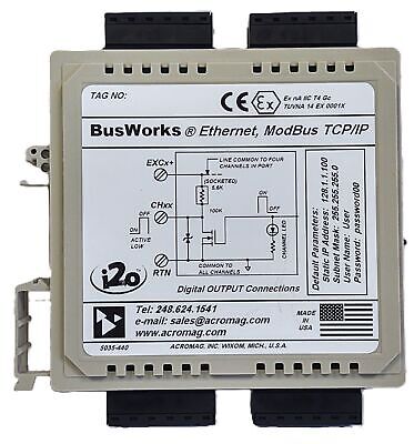 Acromag 982EN-4012 BUSWORKS 12 Channel Ethernet Modbus PLC Digital Output Module