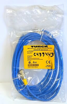 Turck RK 4.21T-4 M12 EUROFAST 4 m PLC Cable