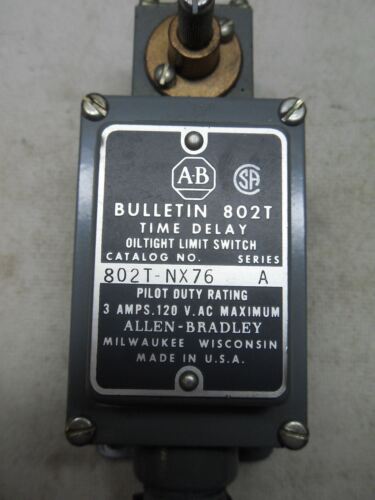 1 Allen-Bradley 802T-NX76 OILTIGHT LIMIT SWITCH