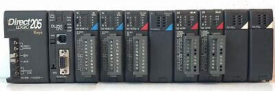 AutomationDirect D2-09B IO Base & D2-250 D2-16ND3-2 F2-04AD-2 D2-16TD2-2 D2-12TR