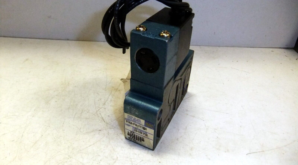 MAC Valve 914A-PM-111CA w/ PME-111BA 110/120V Coil