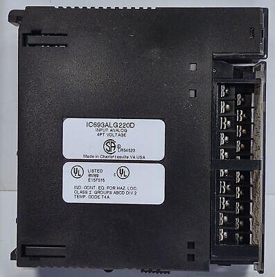GE IC693ALG220D 4 Channel Analog PLC Input Module