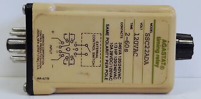 Agastat SSC22ADA Adjustable Time-Delay Relay
