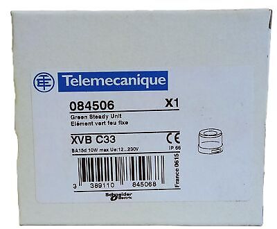 Telemecanique XVB-C33 12...230V 10W Green Steady Stacklight No bulb