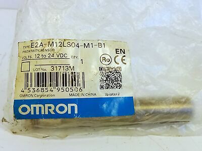 Omron E2A-M12LS04-M1-B1 12-24VDC Proximity Sensor