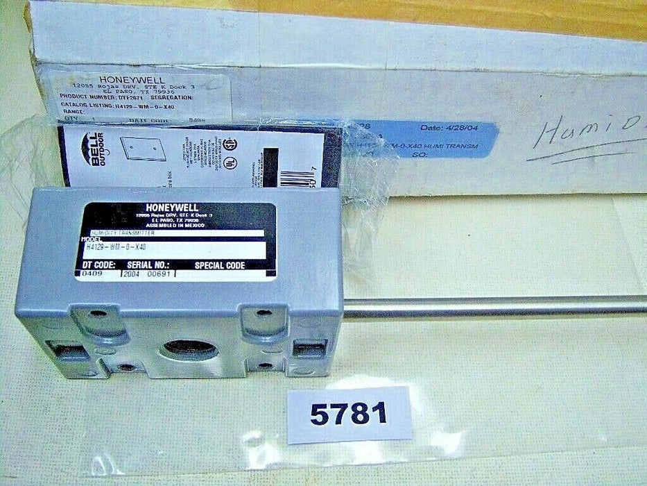 Honeywell Humidity Transmitter H4129-WM-0-X40