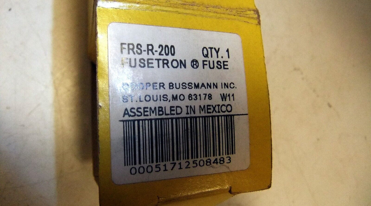 Bussmann FRS-R-200 FUSETRON 200 A Class RK5 Time-Delay Current-Limiting Fuse