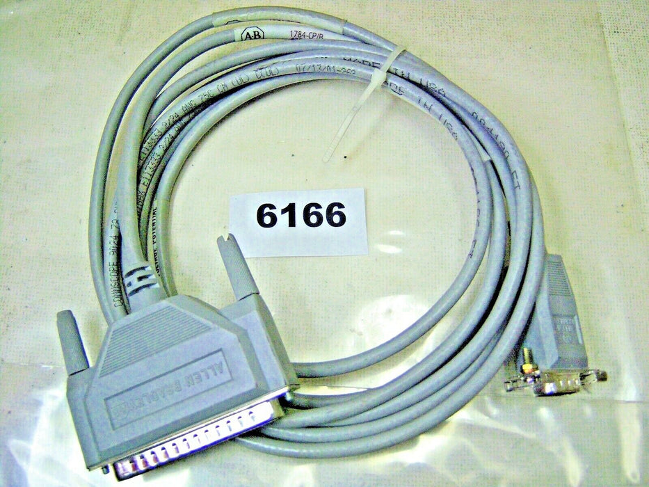 Allen-Bradley Cable W Adapter 1784-CP/B 10.5' 62P & 9P Ends