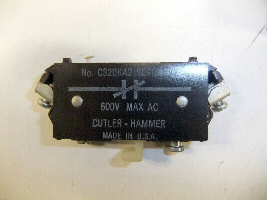 Cutler-Hammer Auxiliary Contact C320KA2