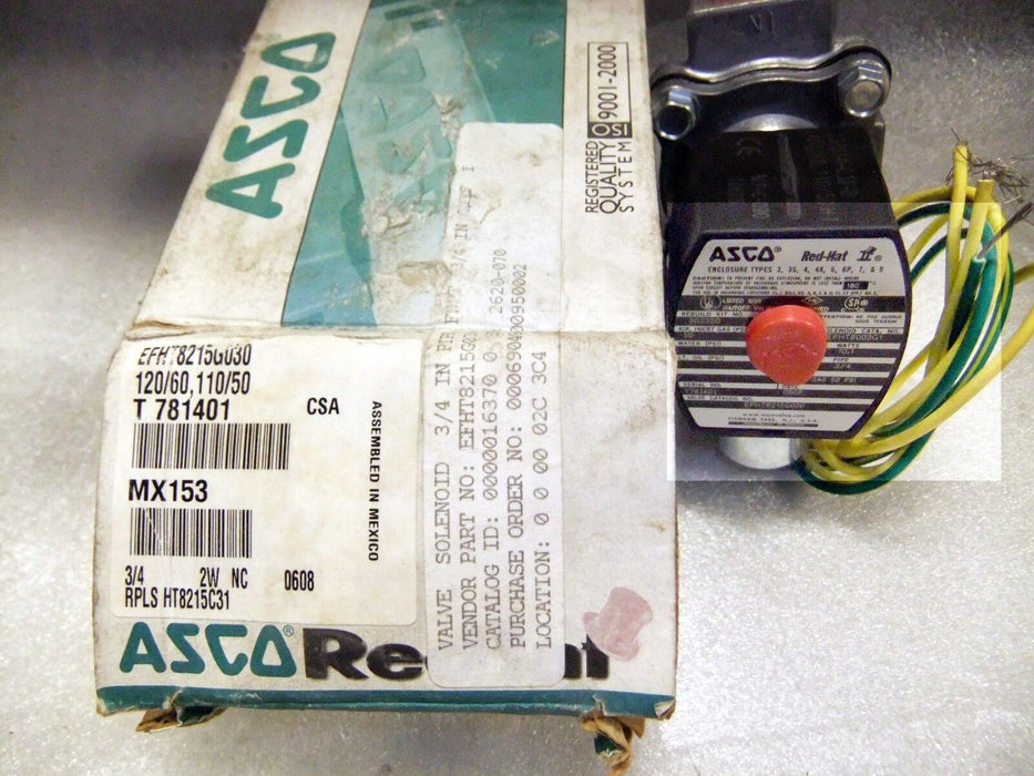 ASCO EFHT8215G030 Valve 238814-032-D Coil
