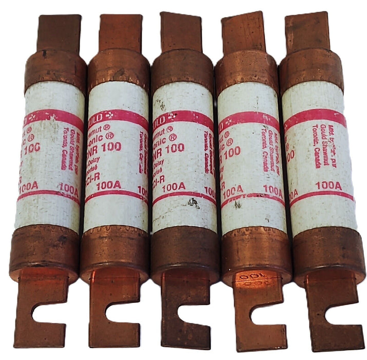 Gould Shawmut TRNR-100 Tri-onic 250 V 100 A Current-Limiting Time Delay Fuse