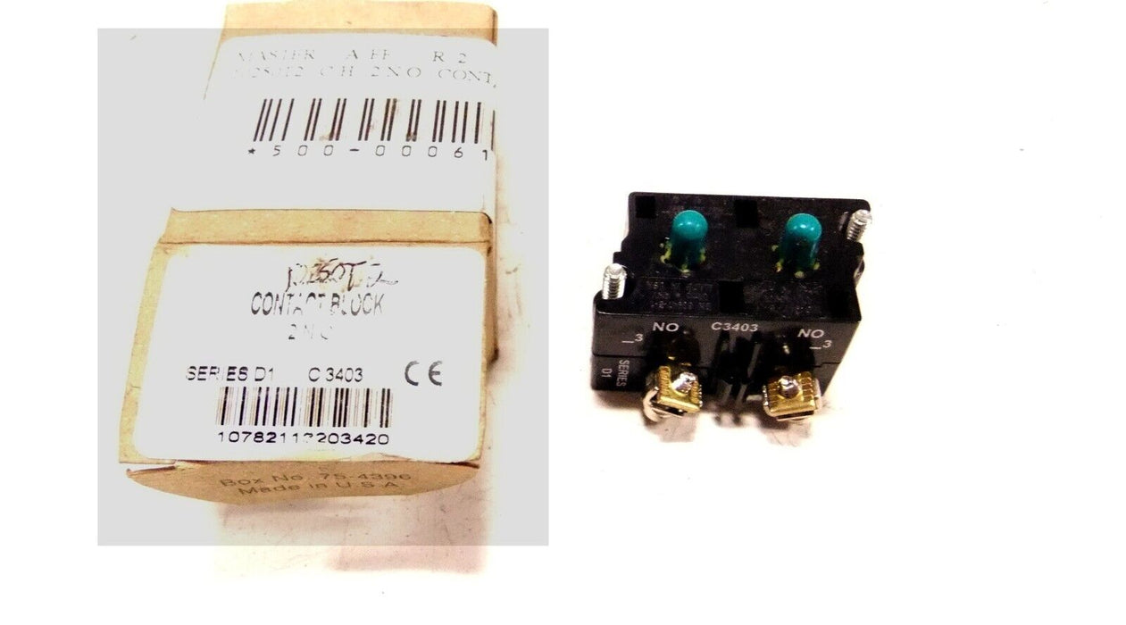Cutler-Hammer 10250T2 Switch Contact Block