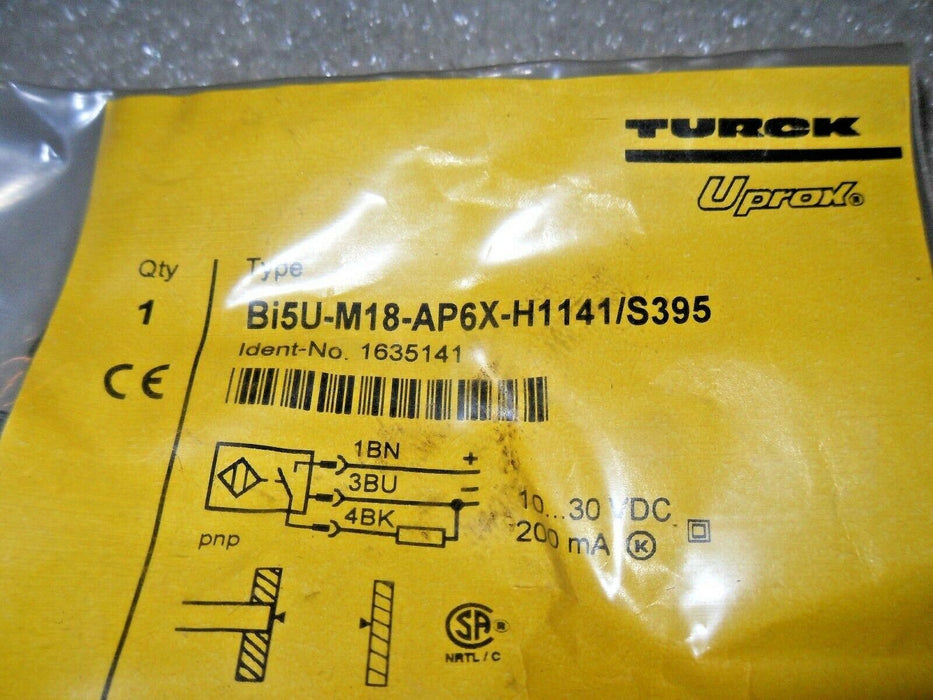 Turck BI5U-M18-AP6X-H1141/S395 Proximity Switch