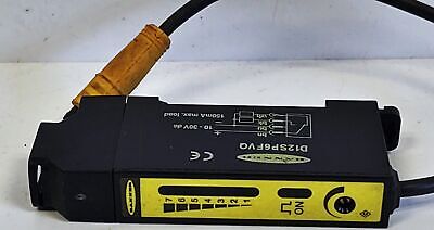 Banner Engineering D12SP6FVQ Fiber Optic Photoelectric Sensor