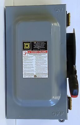 Square D HU362AWK 600 V AC/DC 60 A Heavy Duty Safety Switch