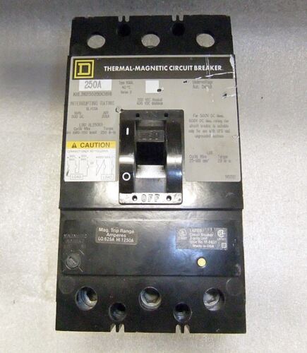 Square D Circuit Breaker 250A KHL3625025DC1616