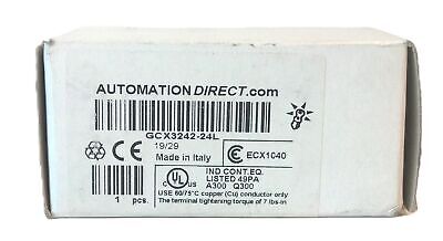 AutomationDirect GCX3242-24L 24 V AC/DC 2-Pos Green Illuminated Selector Switch