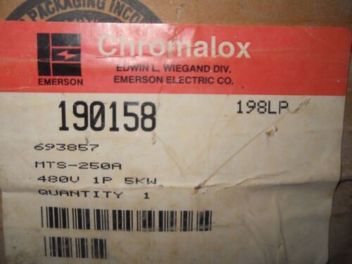 Chromalox MTS-250A 156-019136-023 Immersion Heater