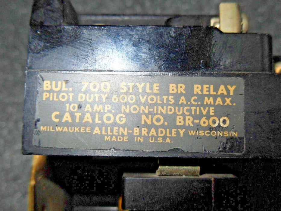 Allen-Bradley 700-BR600 10A 600VAC Relay