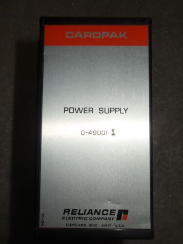 1 Reliance ELECTRIC 0-49001-1 CARDPAK POWER SUPPLY