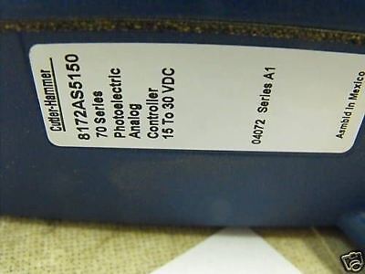 Cutler-Hammer 8172AS5150 Opcon Series A 15-30VDC Photoelectric Controller