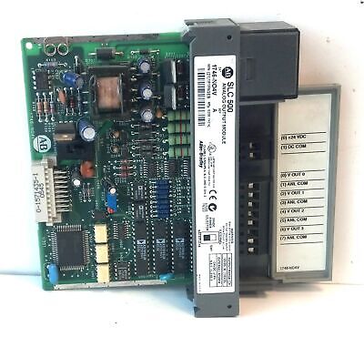 Allen-Bradley 1746-NO4V Ser A SLC 500 Analog Output Module