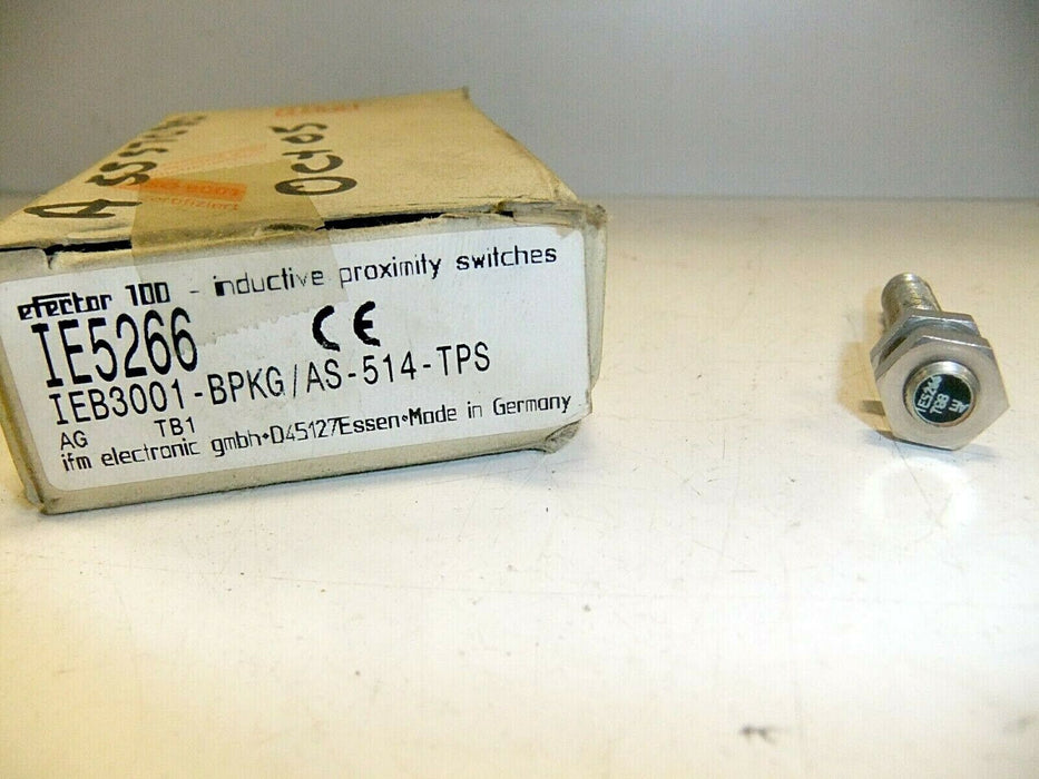 IFM EfectorIE5266 Inductive Proximity Switch IEB3001-BPKG/AS-514-TPS