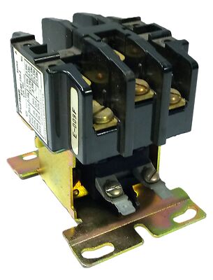 Furnas 42BE35AJ 600 V AC 30 A 3 Pole Definite Purpose Contactor w/ 24 V AC Coil