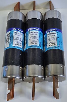Littelfuse FLSR-125 POWR-GARD 125 A Class RK5 Current-Limiting Time-Delay Fuses