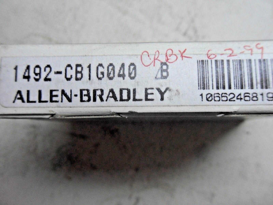 NIB Allen-Bradley 1492-CB1G040 Circuit Breaker