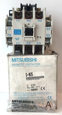 Mitsubishi S-N35 100-110 V AC 60 A 2 NO/2 NC 3 P Magnetic Contactor