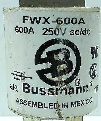 Bussmann FWX-600A 250 V AC/DC 600 A Fast-Acting(F) Fuse
