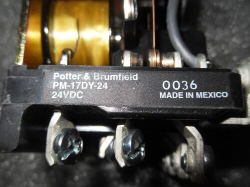 1 POTTER & BRUMFIELD PM-17DY-24 POWER RELAY